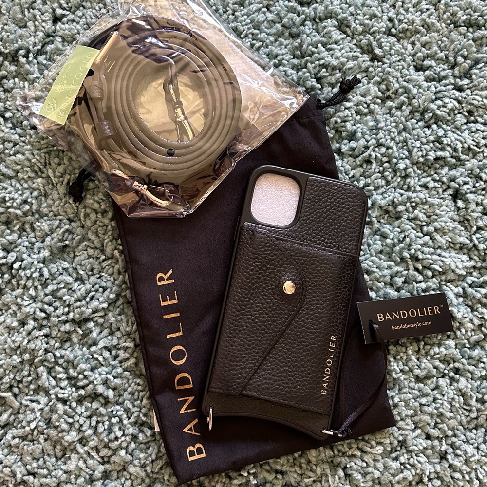 Bandolier iPhone 11 wallet case/strap